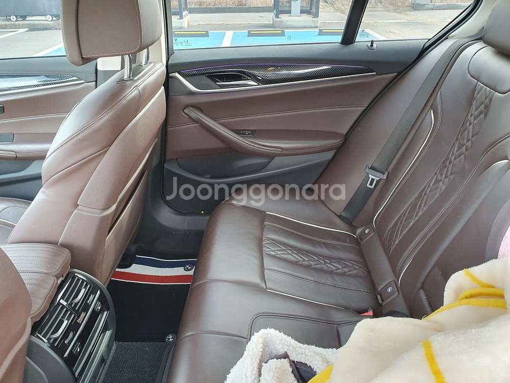 BMW G30 520D 2륜 흰색 브라운 모카시트--8