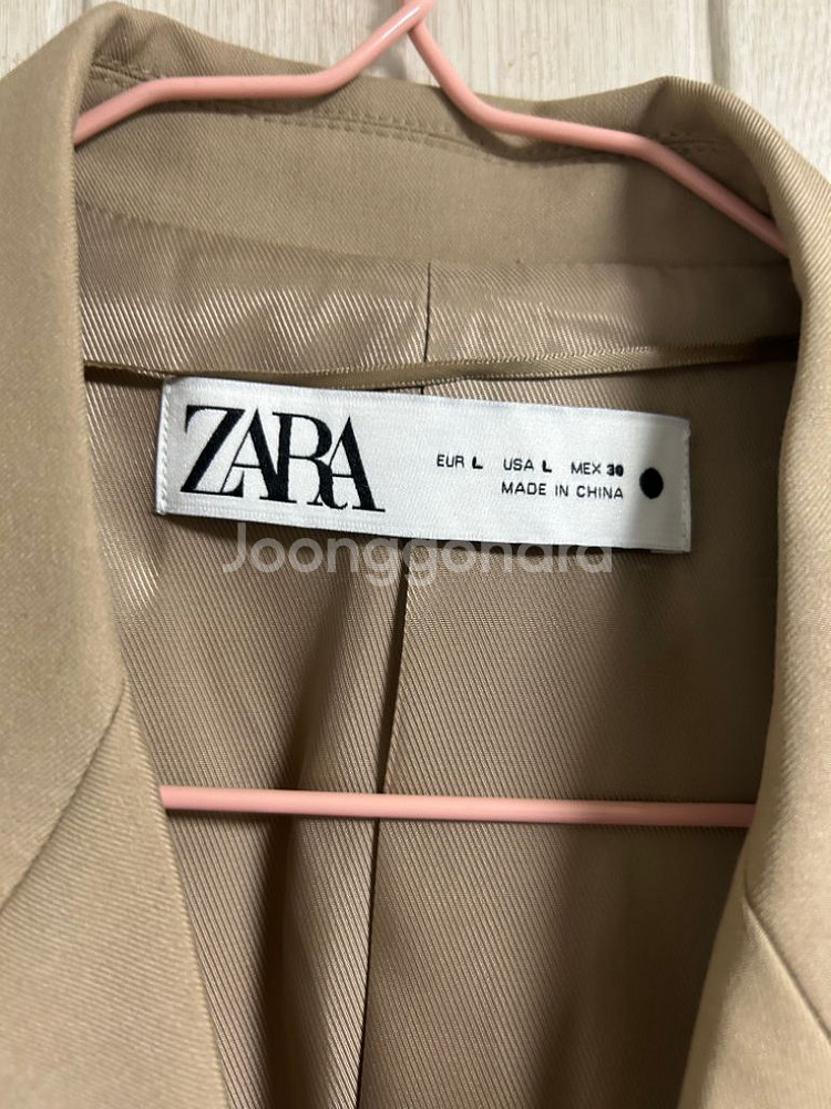 자라 베이지색 자켓 77까지 가능 (택포)--1