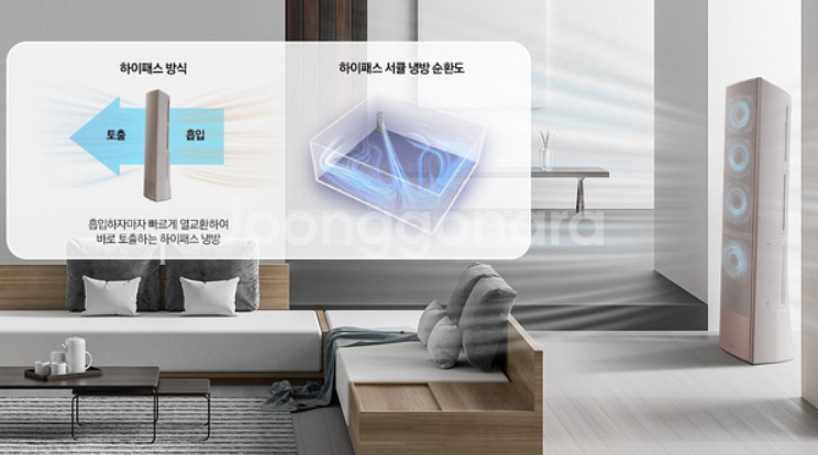 삼성 비스포크 무풍 갤러리 에어컨 2in1--3