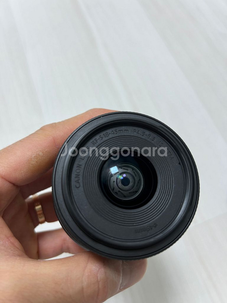 캐논 rf-s 18-45 번들렌즈 팝니다--2