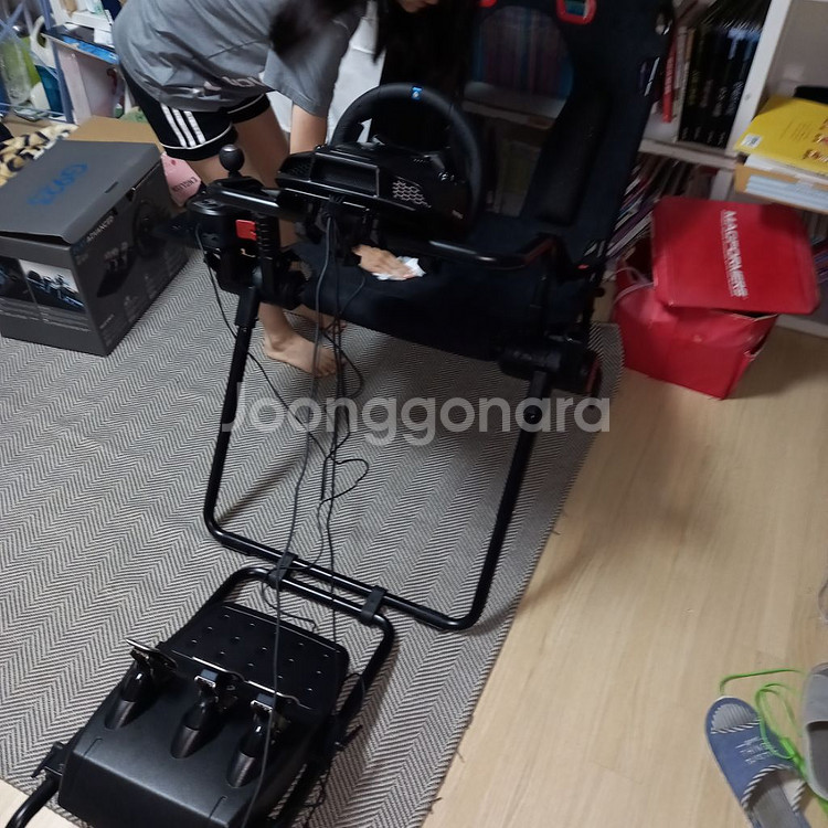 g923 레이싱 휠 박스 풀세트 ㅡ 레이싱 의자까지--1