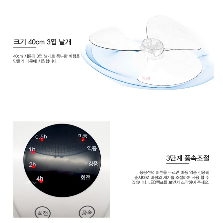 벽걸이 선풍기 리모컨 포함--3