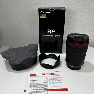 캐논 rf24-70 f2.8 알계륵 팝니다.