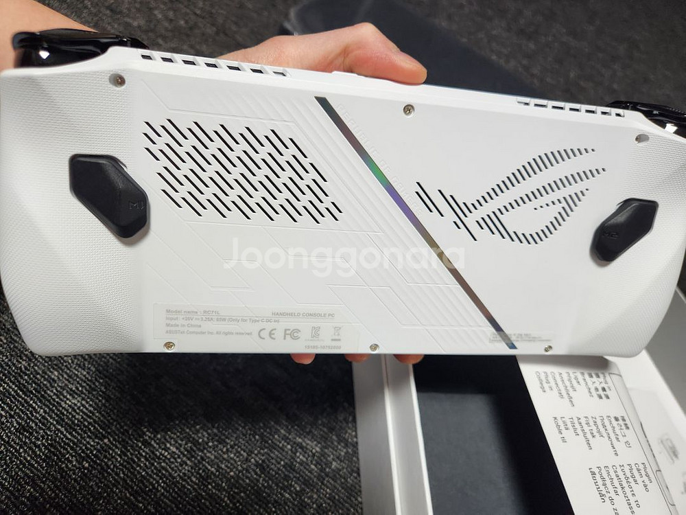 로그 엘라이 Rog ally sss급 풀박 판매합니다.--3