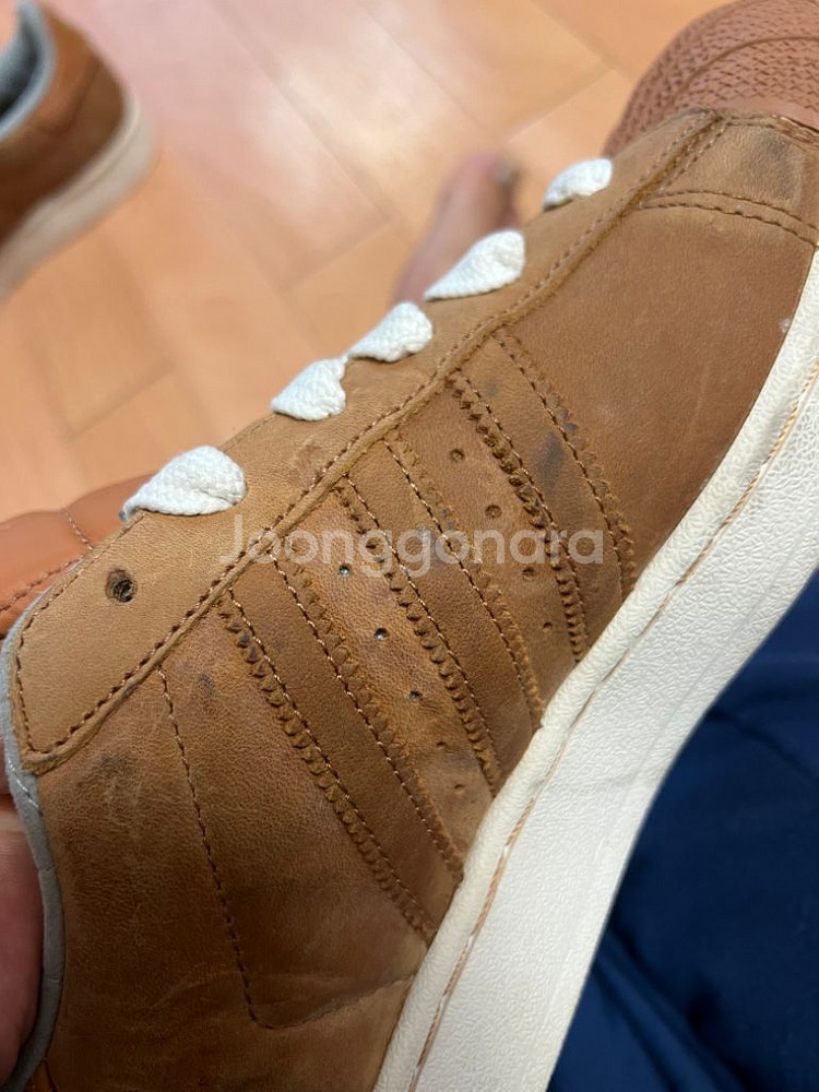 아디다스 슈퍼스타 된장 275(거의새상품,택포)--3