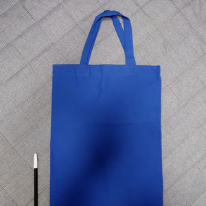 파랑색 방수 토트백 쇼핑백 나일론가방 손가방 보조가방