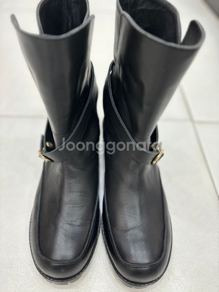 가죽미들부츠( 245)--2