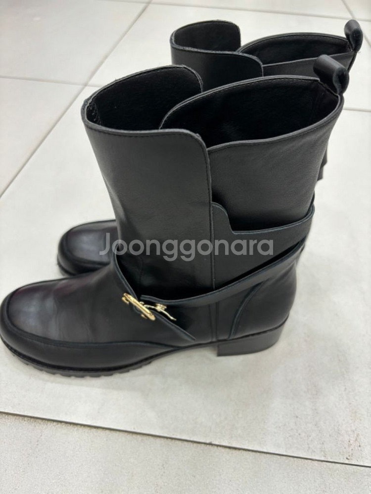 가죽미들부츠( 245)--3