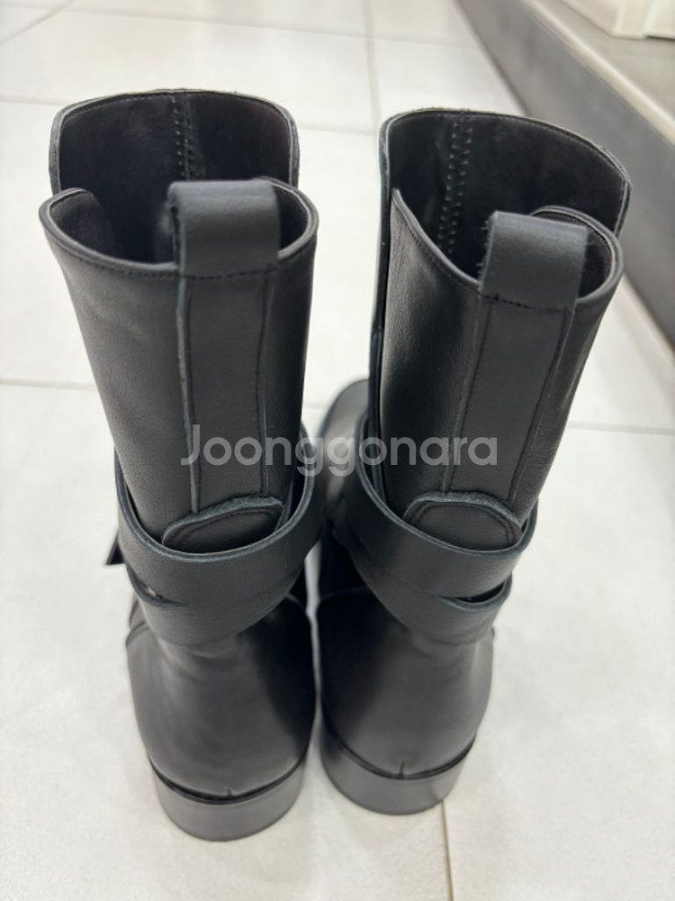 가죽미들부츠( 245)--6