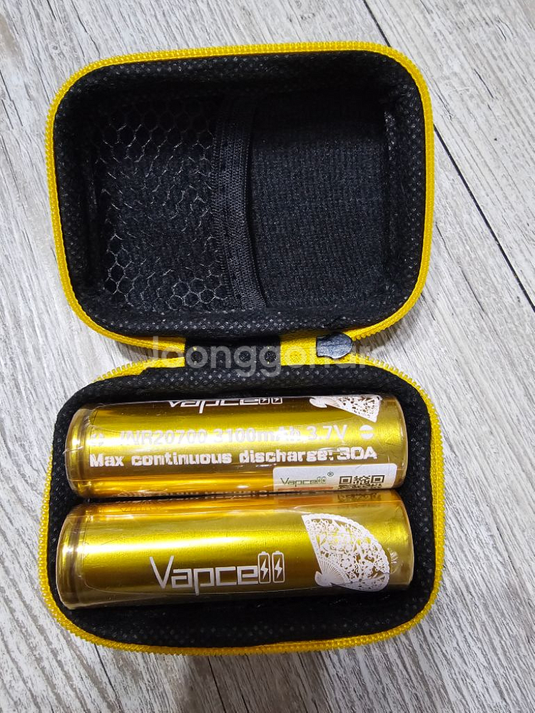vapcell inr 20700 뱁셀 노랑이 새상품--0