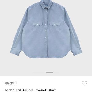 베뉴먼트 Technical Double Pocket셔츠
