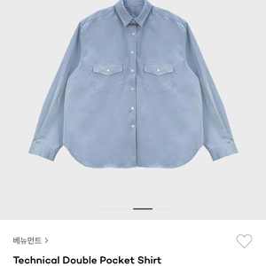 베뉴먼트 Technical Double Pocket셔츠