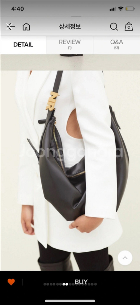 더블유랩 디자이너 브랜드 가방 숄더백--3