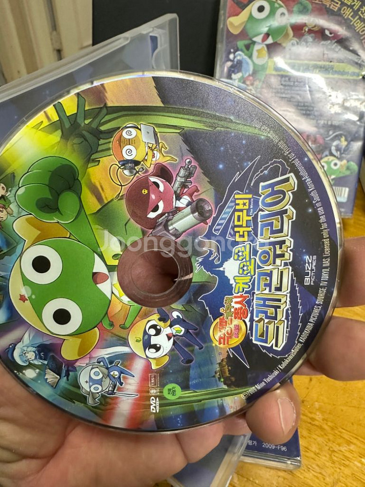 DVD 개구리중사케로로 더무비 드래곤워리어,개당--3