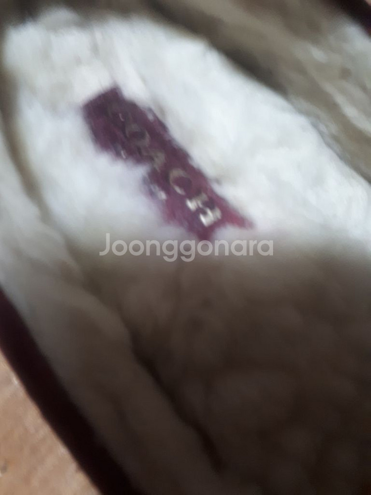 코치보아털신발--3