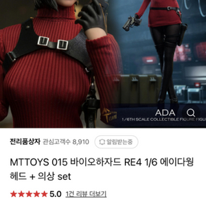 MTTOYS 015 바이오하자드 RE4 1/6 에이다웡