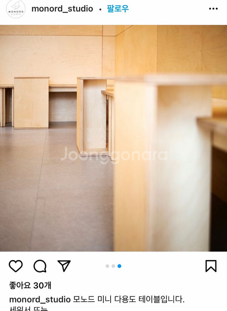 카페창업소규모셀프인테리어자작나무원목테이블의자진열쇼룸감성--9