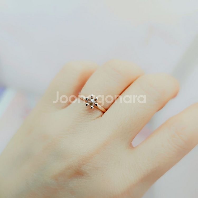 18k 러프다이아 반지--4