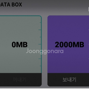 KT데이터 2기가에 2천원 판매