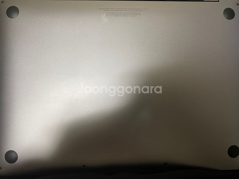 맥북 프로 터치바 m1 침수 고장 부품 노트북 판매해요--2
