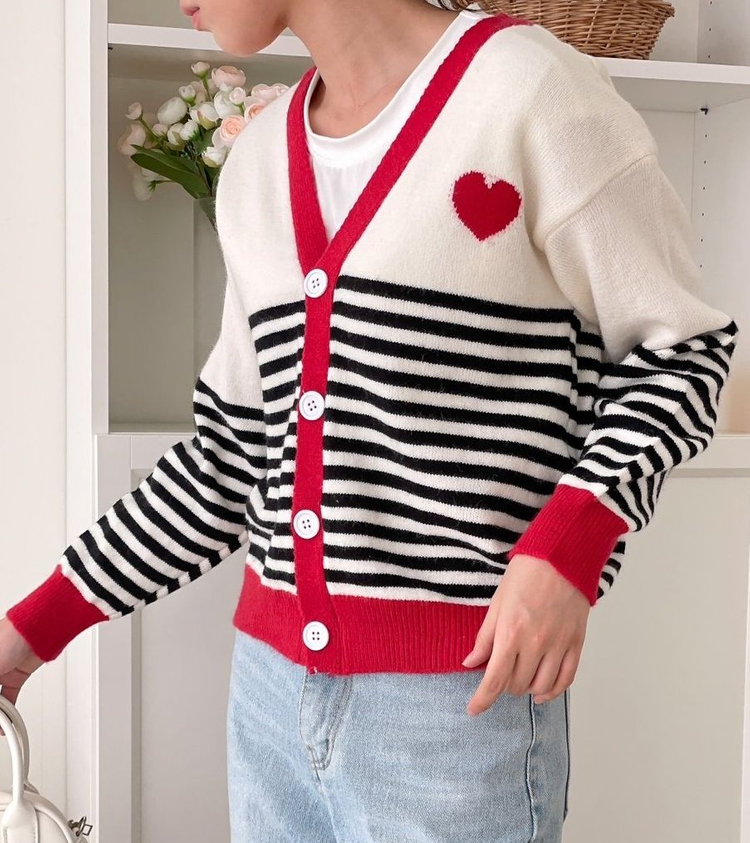 니트가디건 새옷--1