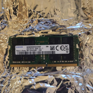 삼성 노트북 램 RAM 32GB DDR4 새상품