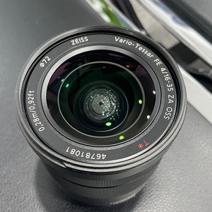 가격내림 급처)소니용 렌즈 Zeiss sel1635