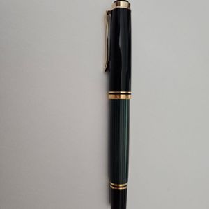 펠리칸 M400 그린스트라이프 B닙