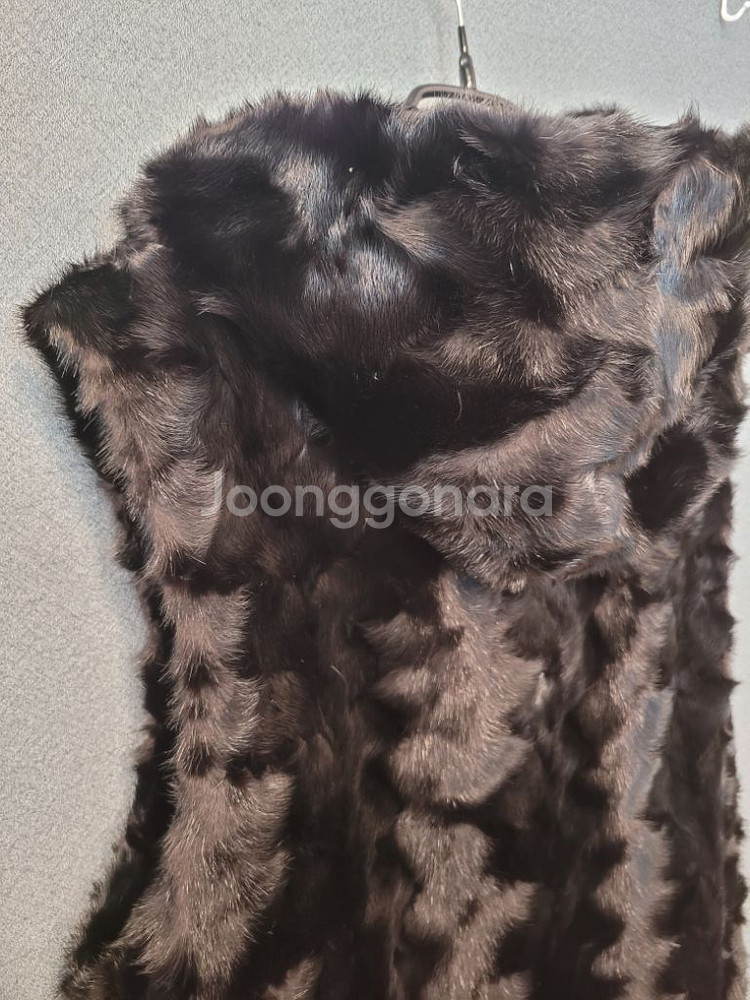 천연밍크 후드롱조끼/베스트--4