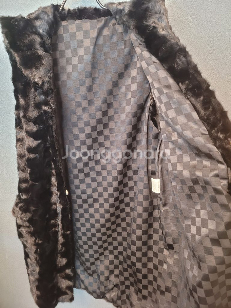 천연밍크 후드롱조끼/베스트--5