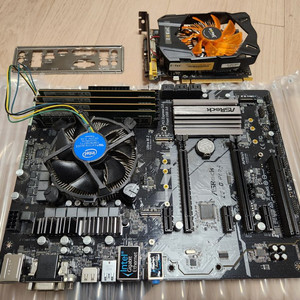 i5 8400 , z370, 32gb, 750ti 안텍