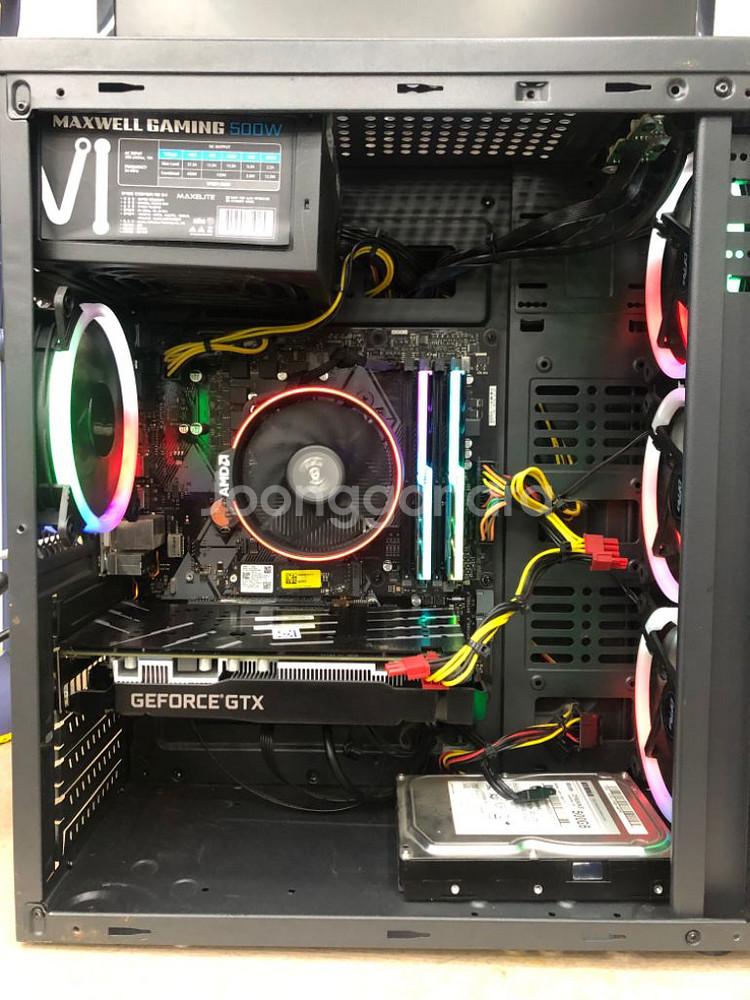 게이밍 컴퓨터. 라이젠7-1700/GTX1660--2