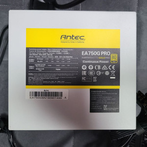 안텍 EAG PRO 750W 80PLUS GOLD 모듈