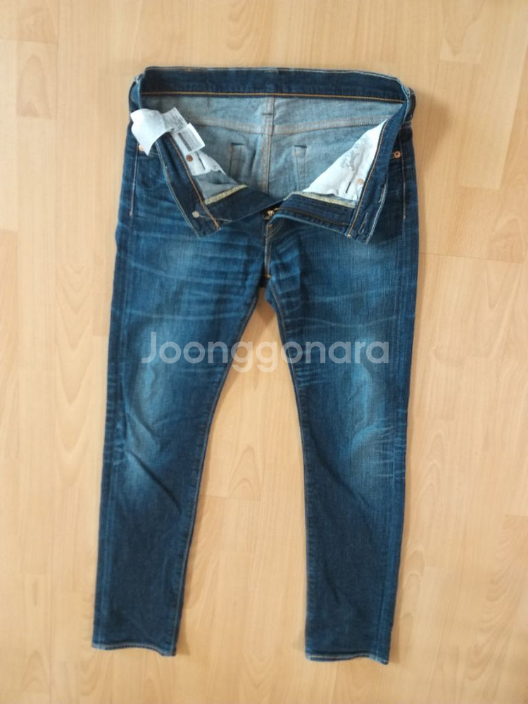 남성 리바이스 510 슬림핏 데님 일자청바지(스판32)--1