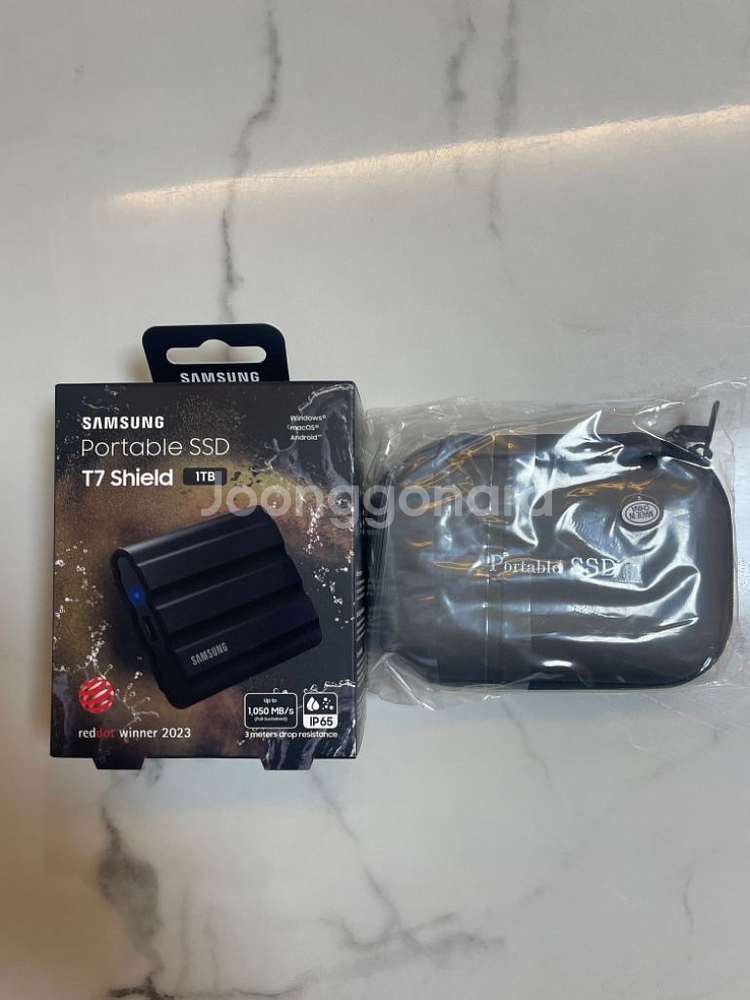 [미개봉] 삼성 외장ssd t7 shield 1tb--0