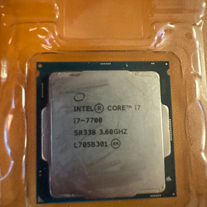 i7-7700 인텔 cpu 팝니다