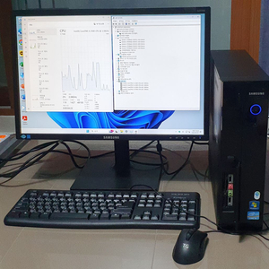 삼성 PC 컴퓨터 본체 + 삼성 22인치 모니터포함