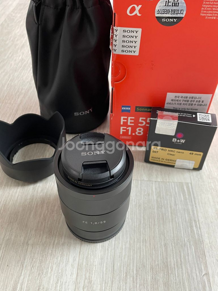 소니 sel55f18z / 55.8za 55mm 1.8--2