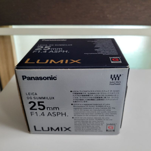 Panasonic Lumix 25mm F1.4 ASPH