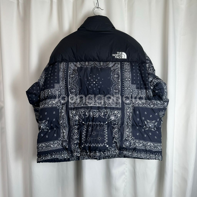 노스페이스 반다나 눕시 구스다운 패딩 점퍼 페이즐리--5