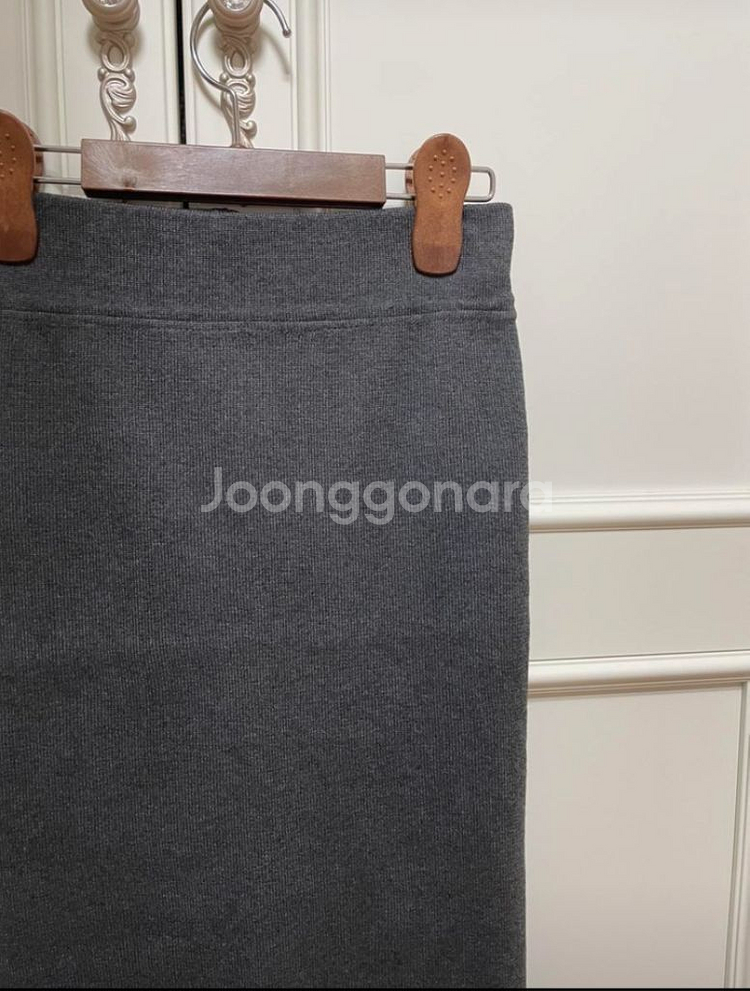 니트치마(새상품) 니트스커트.에이치라인--1