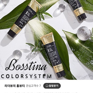 (새제품) 보스티나 염색약 자연갈색 7개 일괄