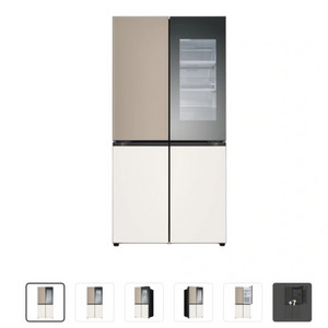 LG 오브제 노크온 매직스페이스 냉장고 875L