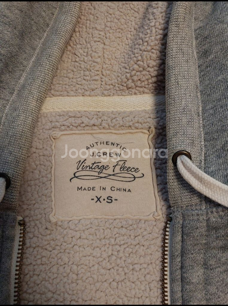 제이크루 남녀공용후드집업--2