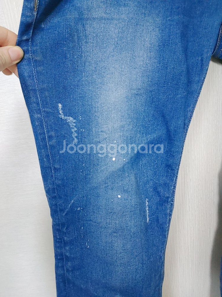 버커루 정가19만9천 인디고 빈티지워싱 데님--9