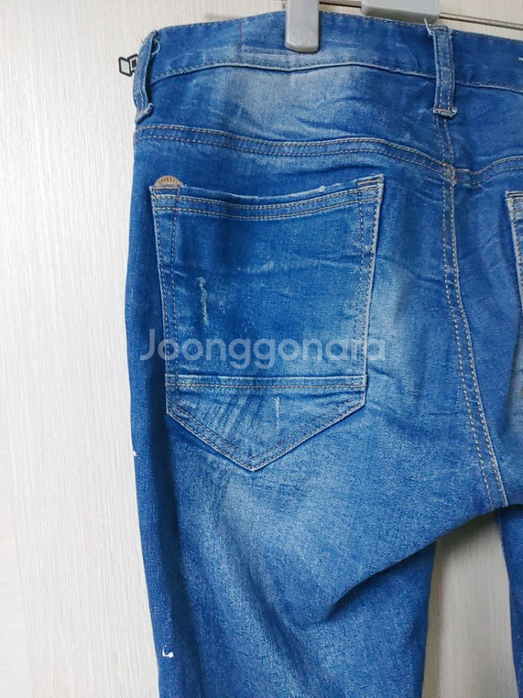버커루 정가19만9천 인디고 빈티지워싱 데님--2