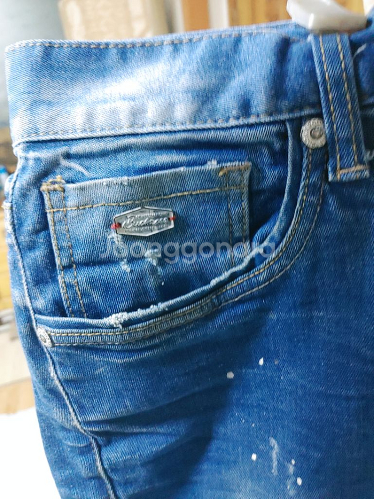 버커루 정가19만9천 인디고 빈티지워싱 데님--1