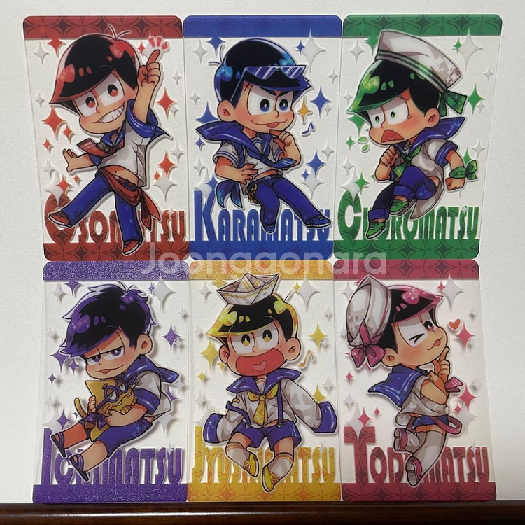 오소마츠상 지류 비공굿즈 카드택--1