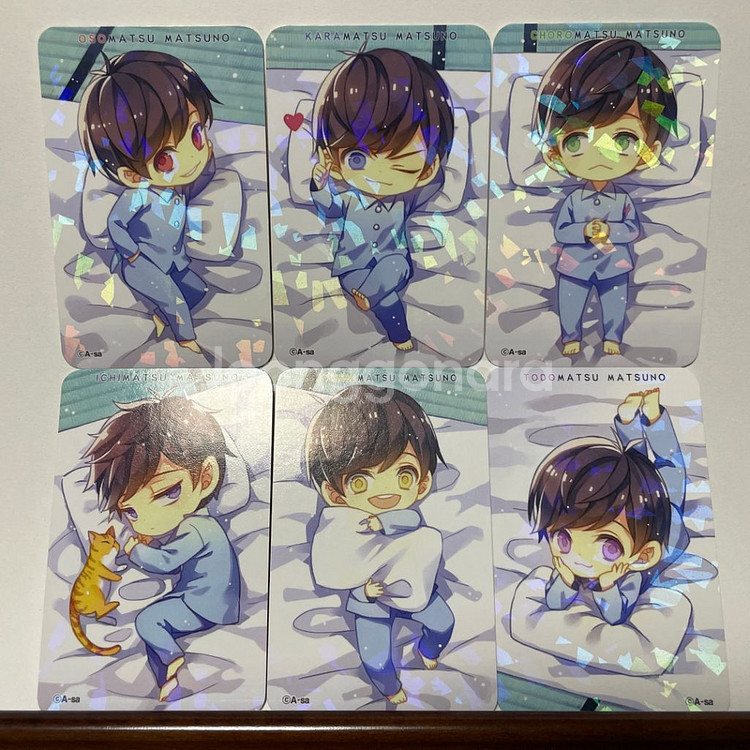 오소마츠상 지류 비공굿즈 카드택--4