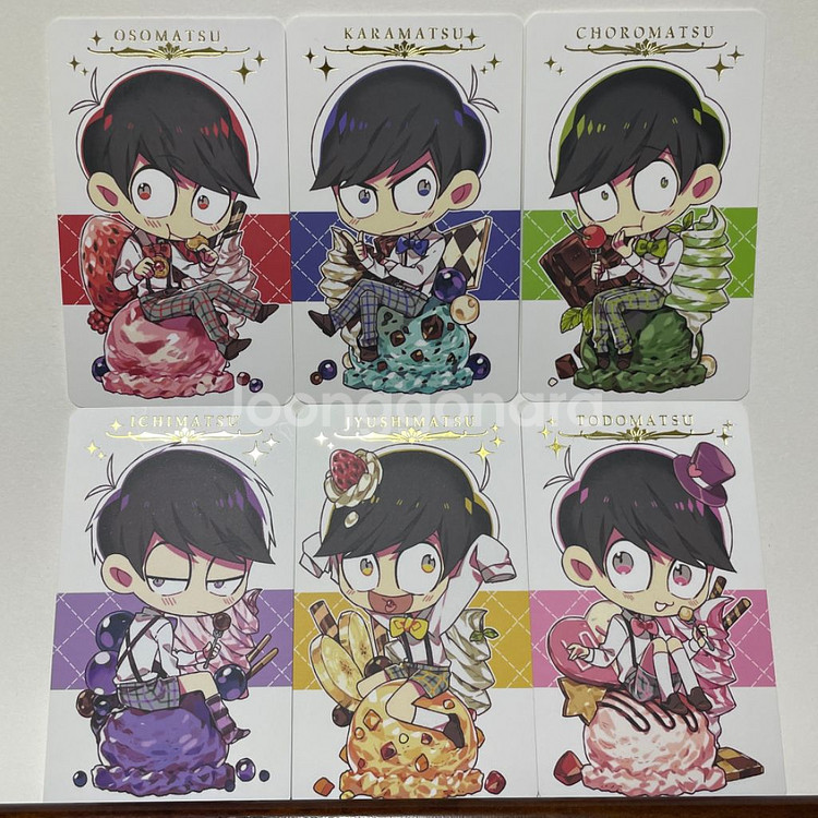 오소마츠상 지류 비공굿즈 카드택--6